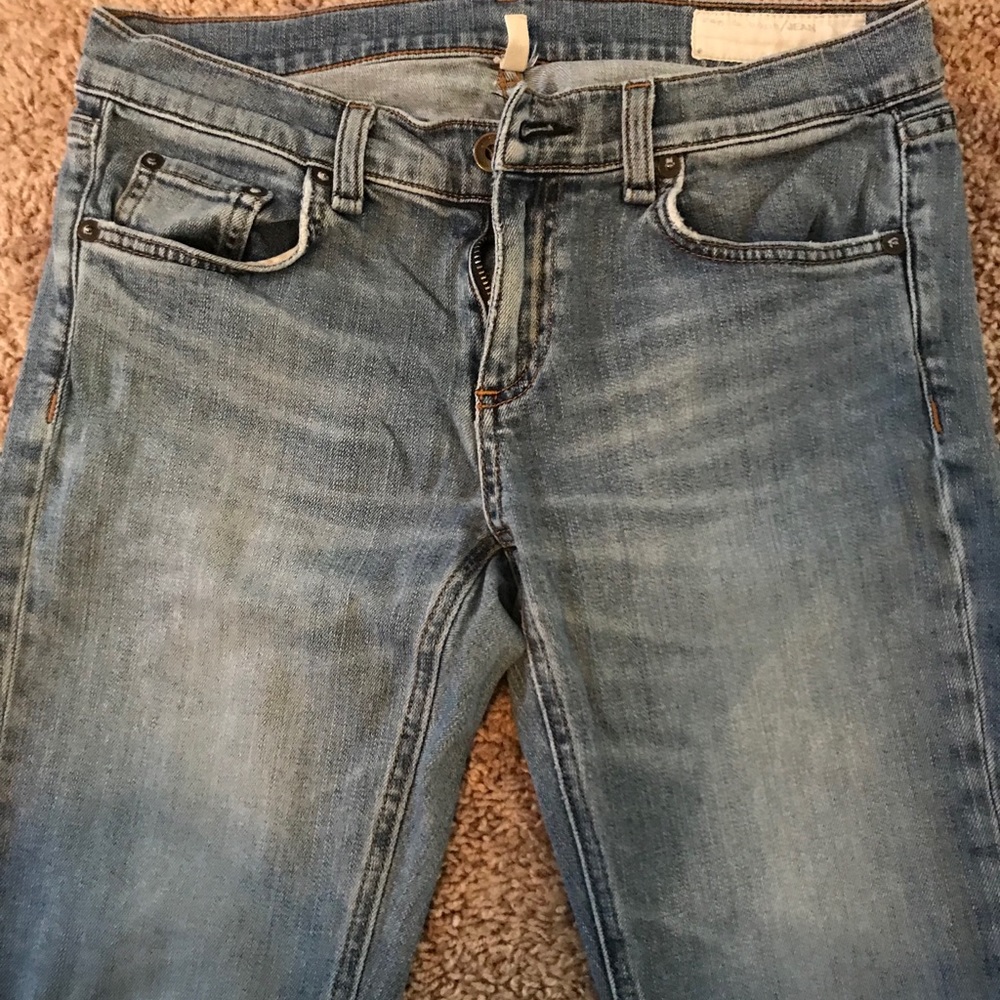 Rag and bone straight leg / skinny